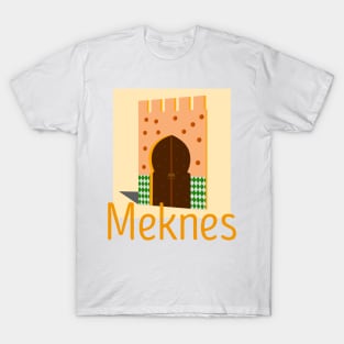 Meknes City Art Door T-Shirt